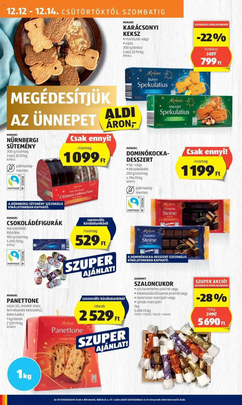 Aldi Akciós újság Aldi 12 oldal