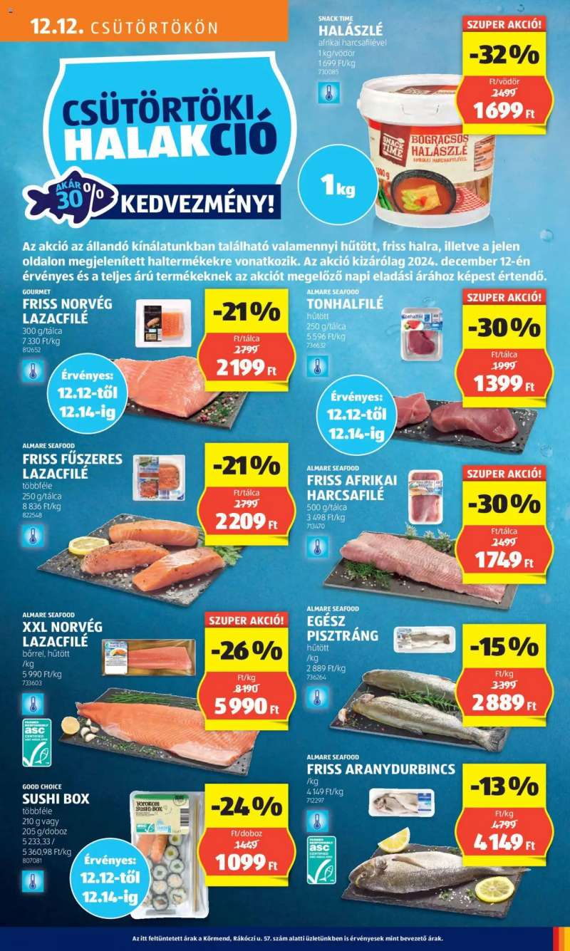 Aldi Akciós újság Aldi 13 oldal