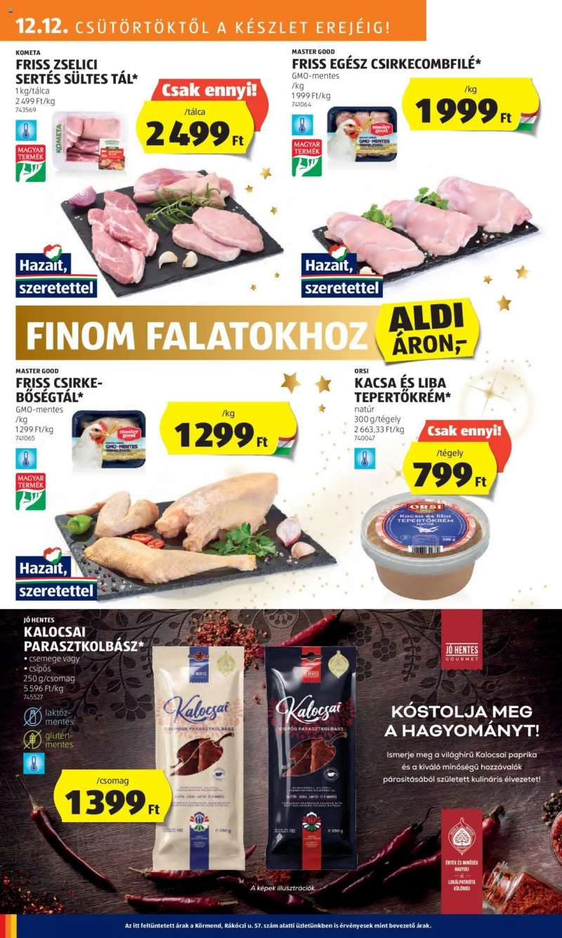 Aldi Akciós újság Aldi 16 oldal