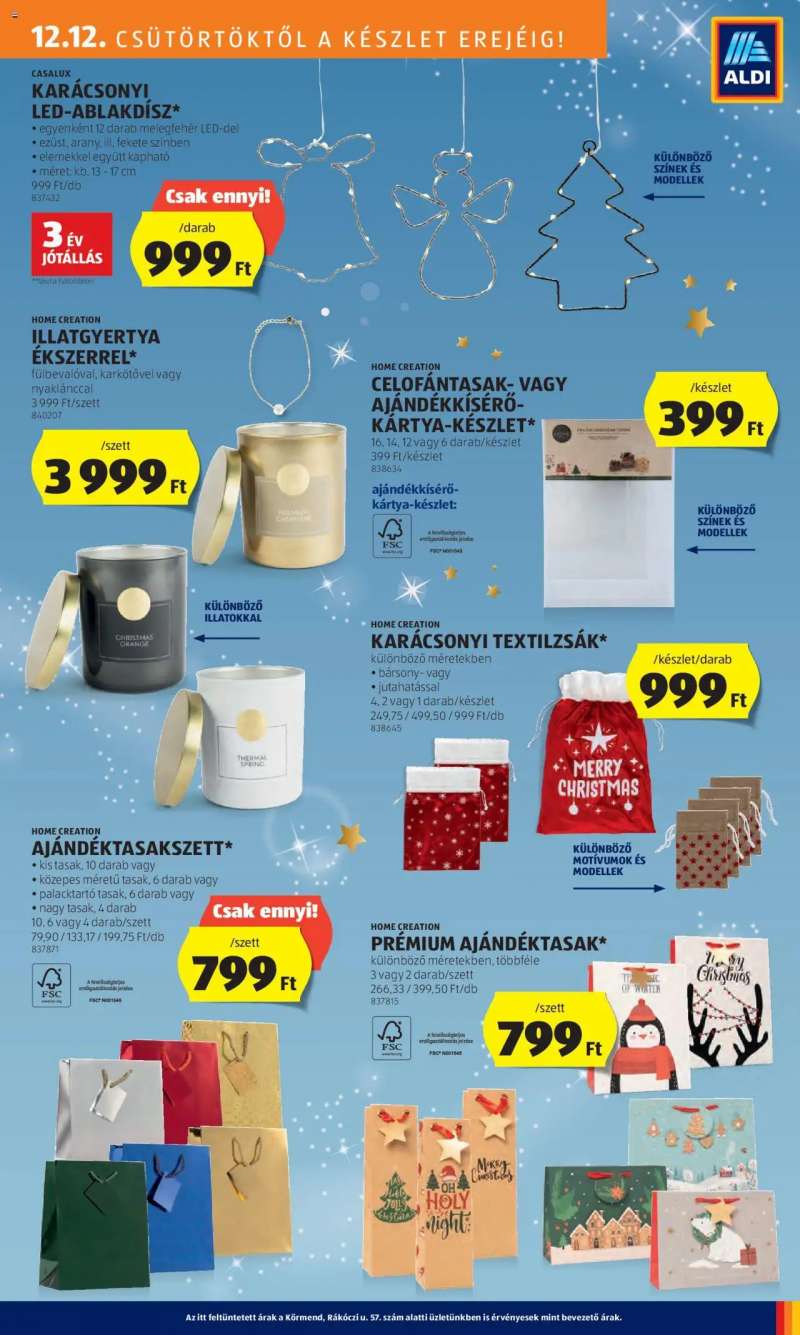 Aldi Akciós újság Aldi 27 oldal