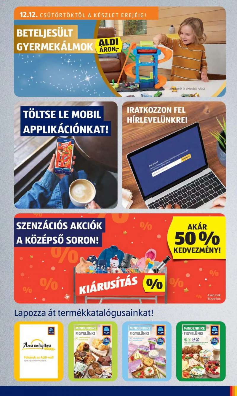 Aldi Akciós újság Aldi 3 oldal