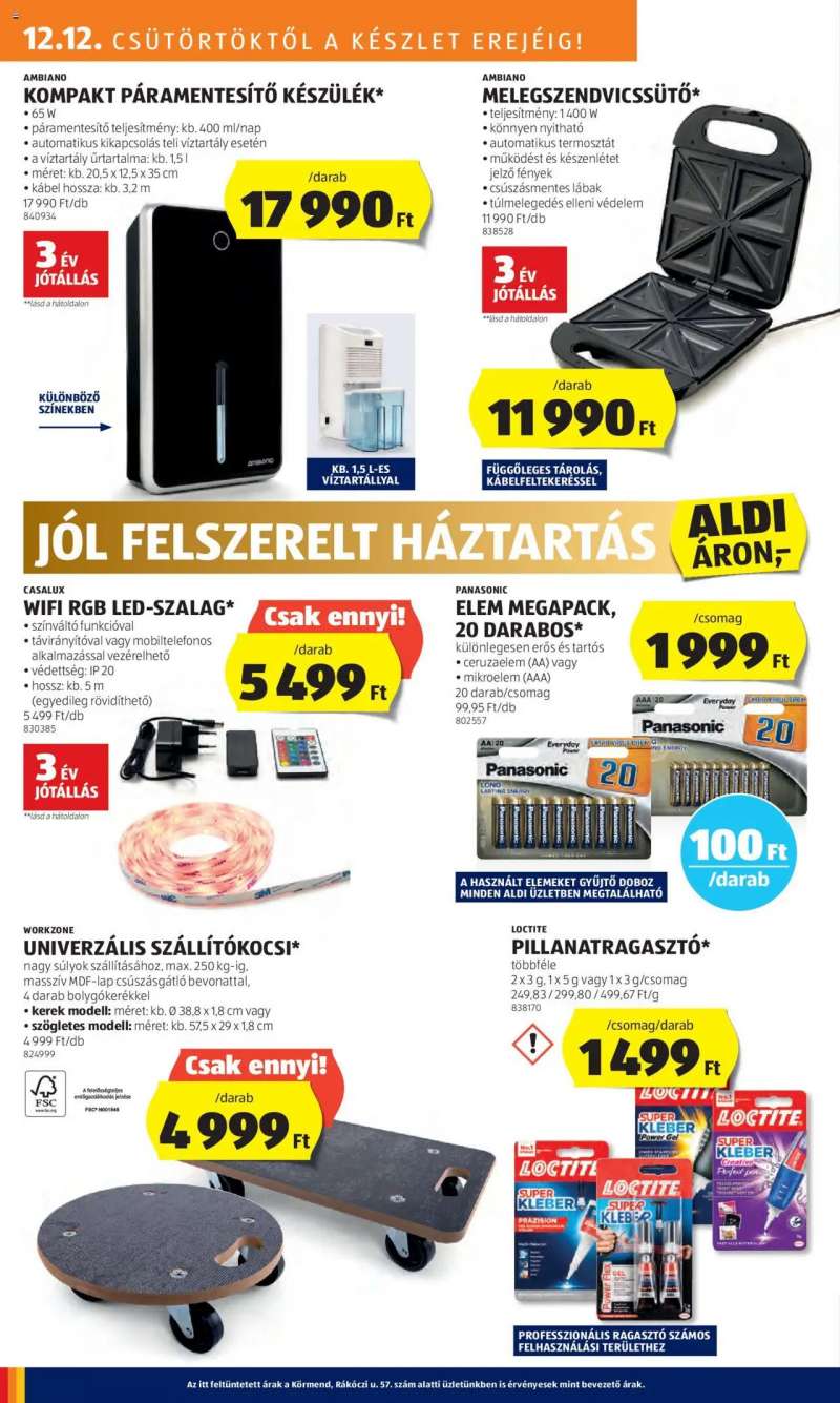 Aldi Akciós újság Aldi 34 oldal