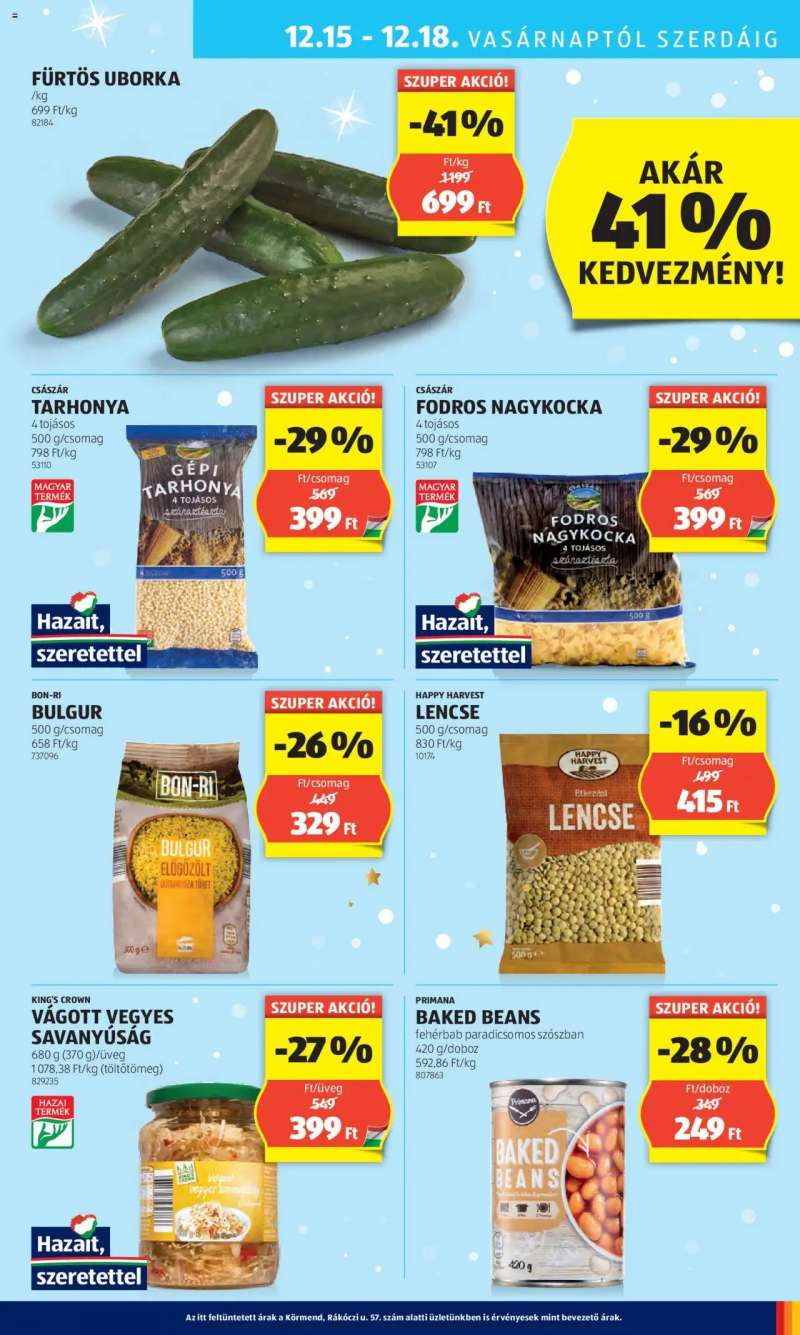 Aldi Akciós újság Aldi 41 oldal