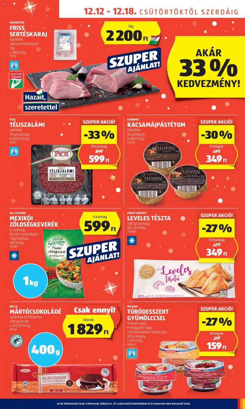 Aldi Akciós újság Aldi 5 oldal