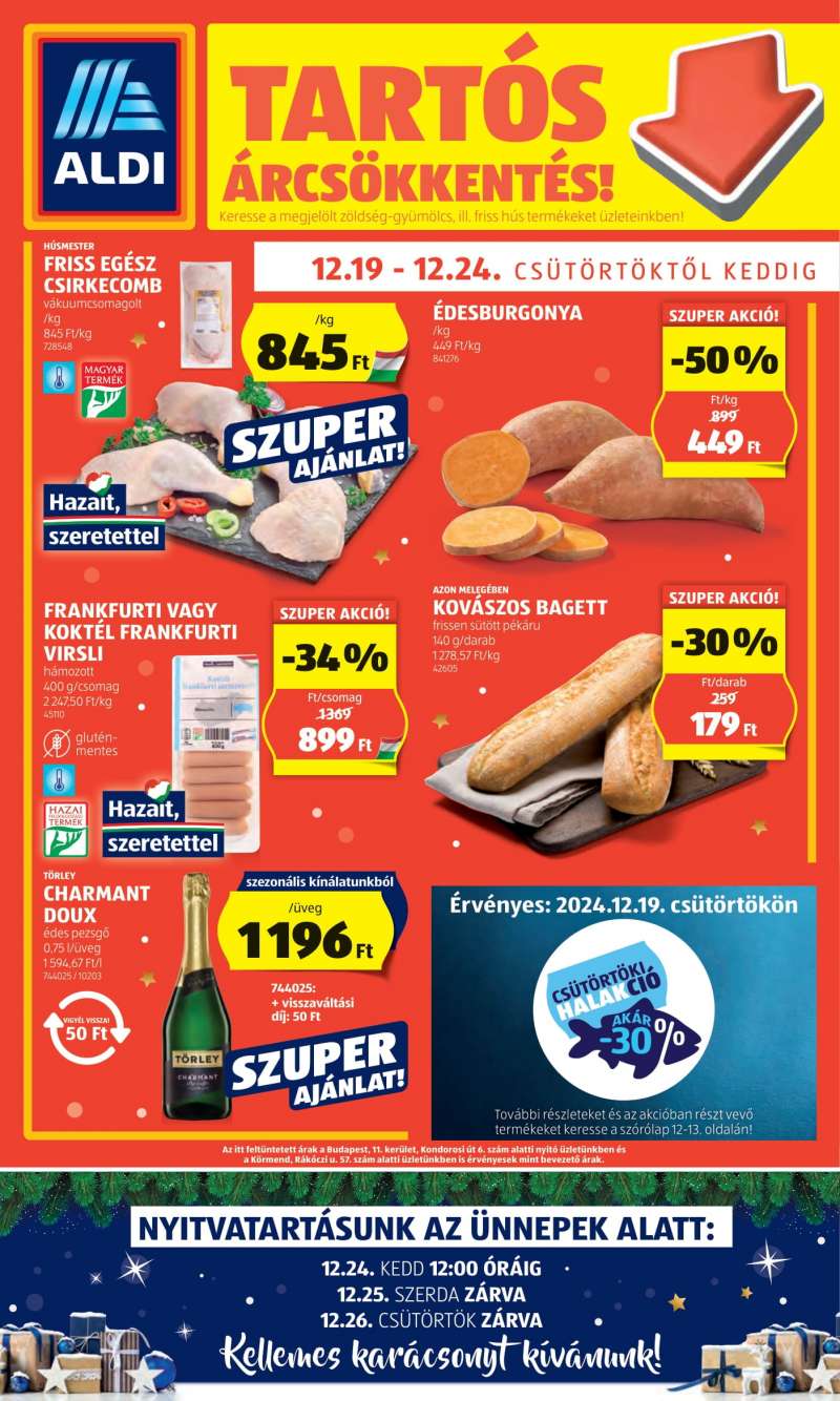 Aldi Akciós Újság 1 oldal