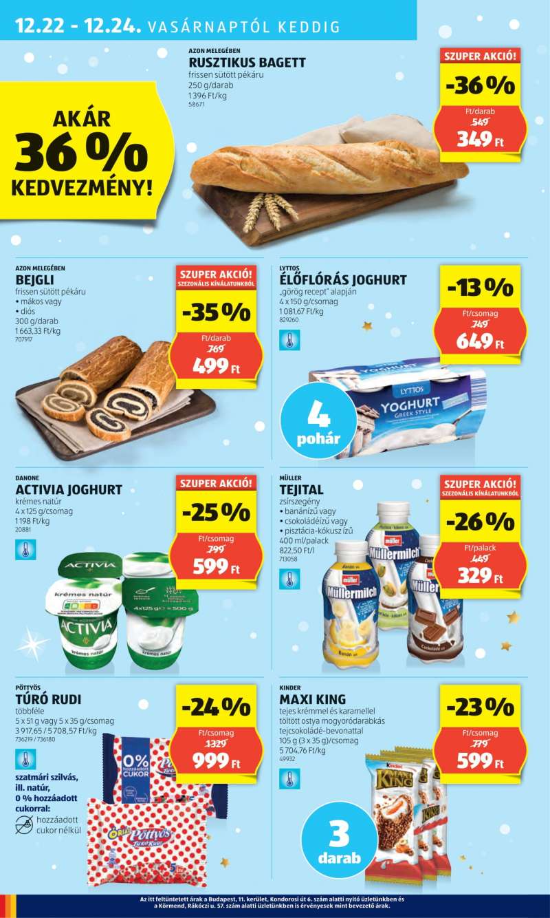 Aldi Akciós Újság 36 oldal