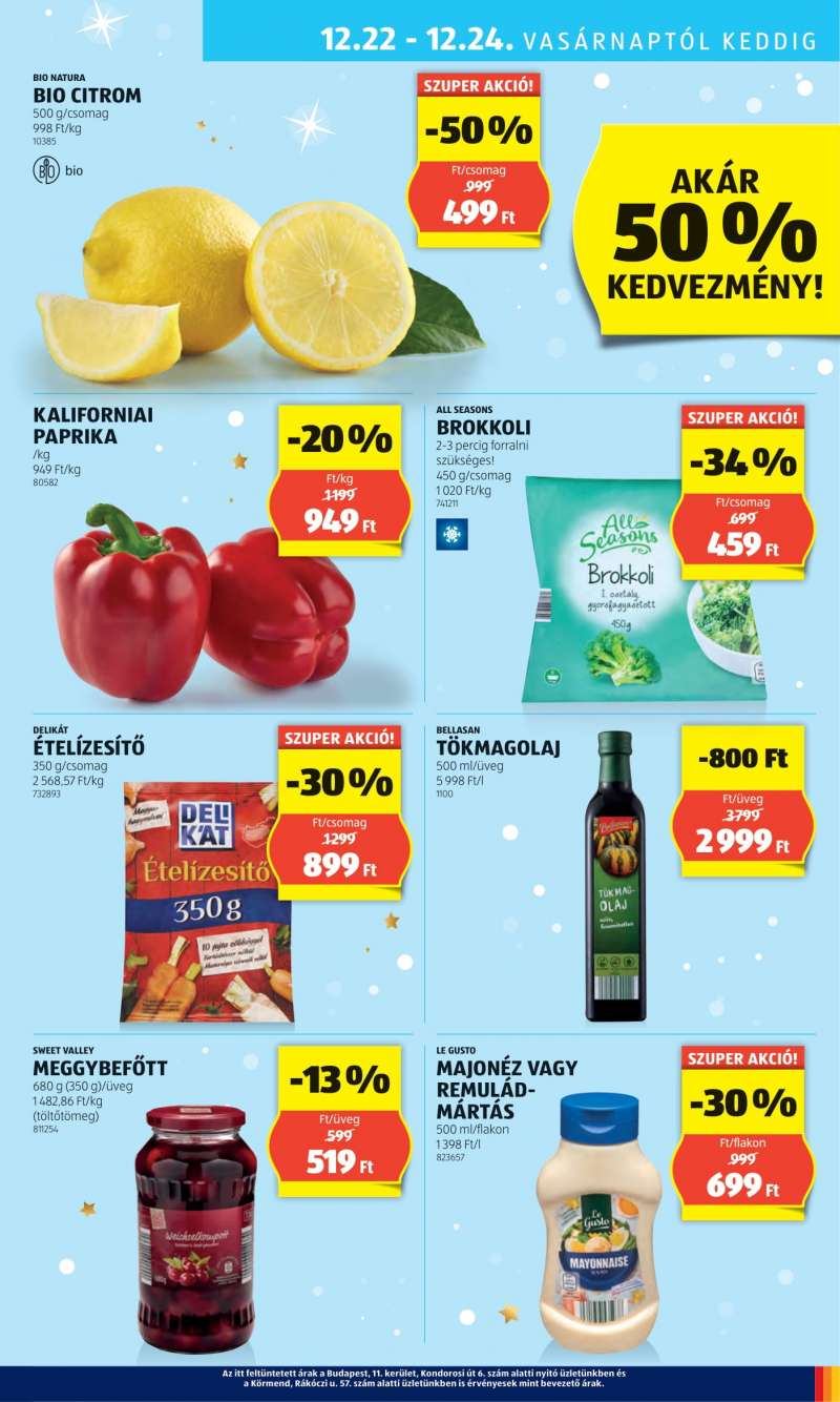 Aldi Akciós Újság 37 oldal