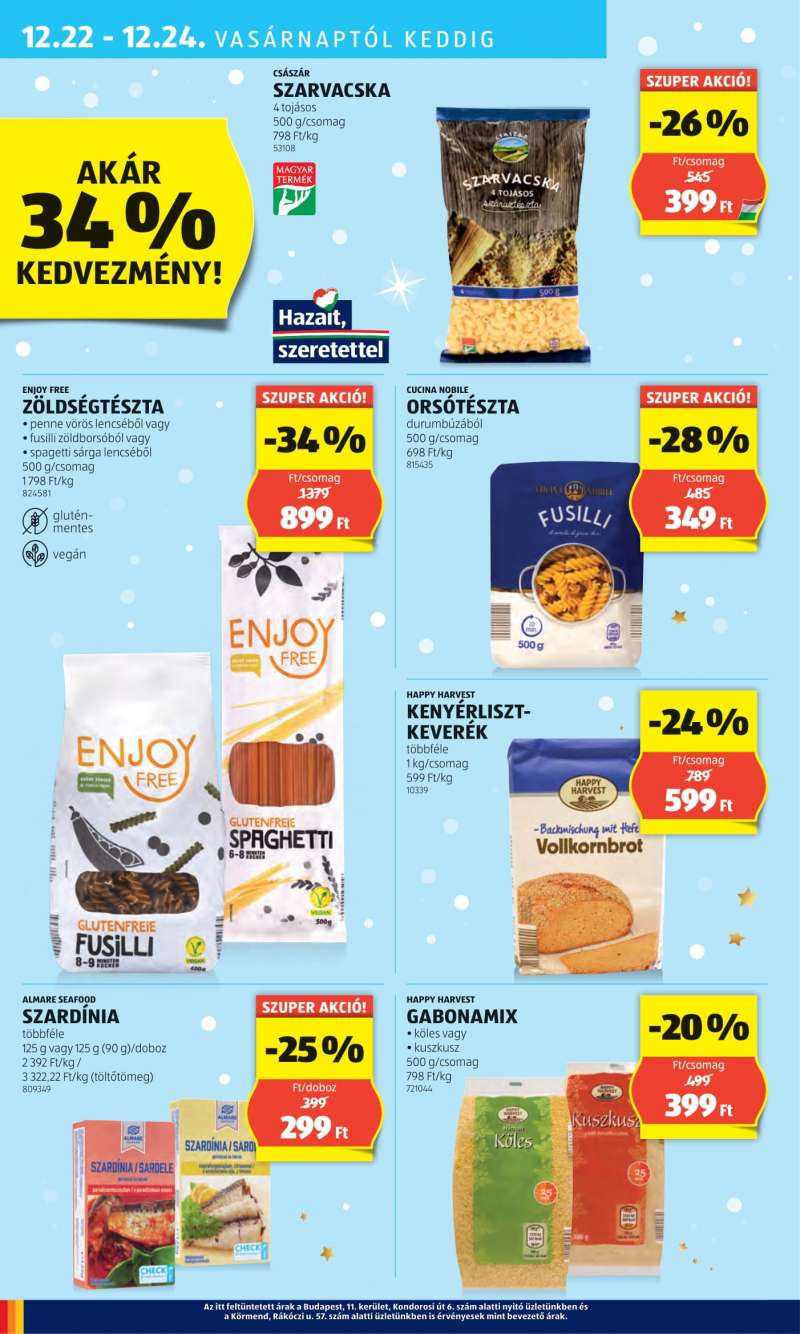 Aldi Akciós Újság 38 oldal