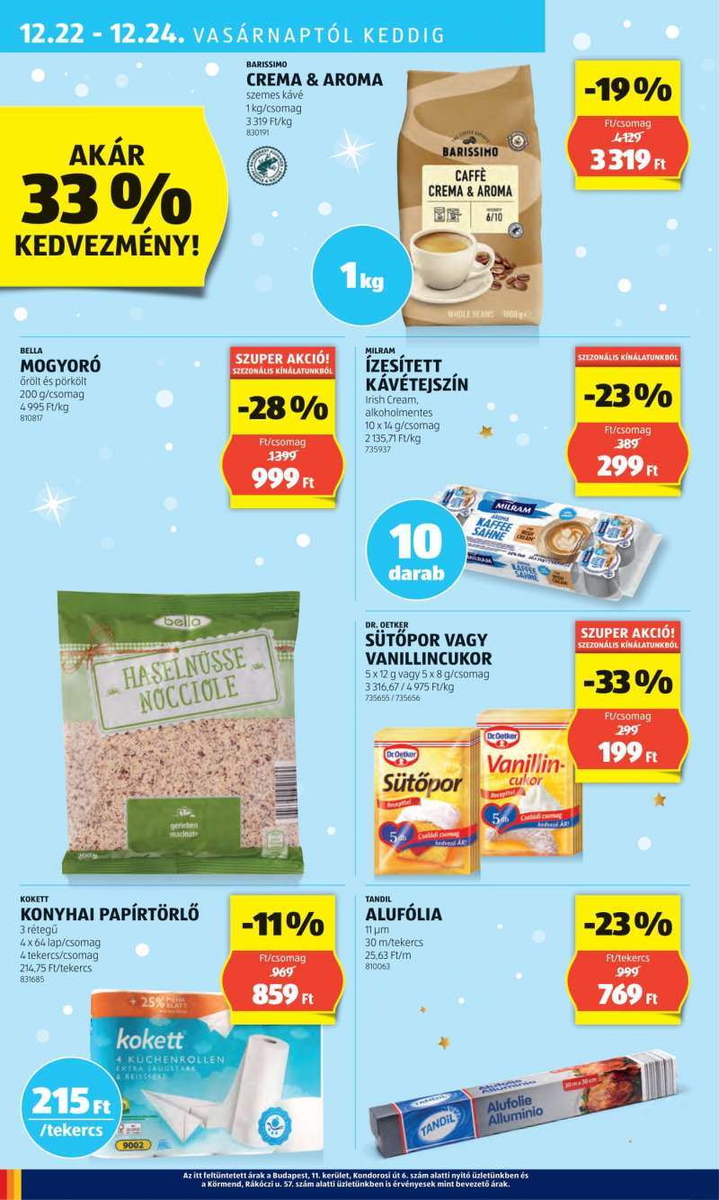 Aldi Akciós Újság 40 oldal