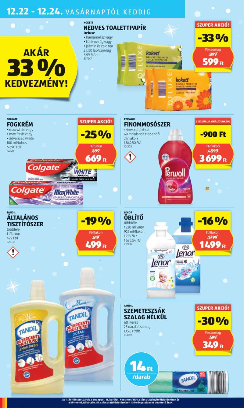 Aldi Akciós Újság 42 oldal