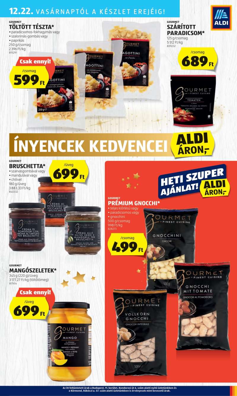 Aldi Akciós Újság 51 oldal