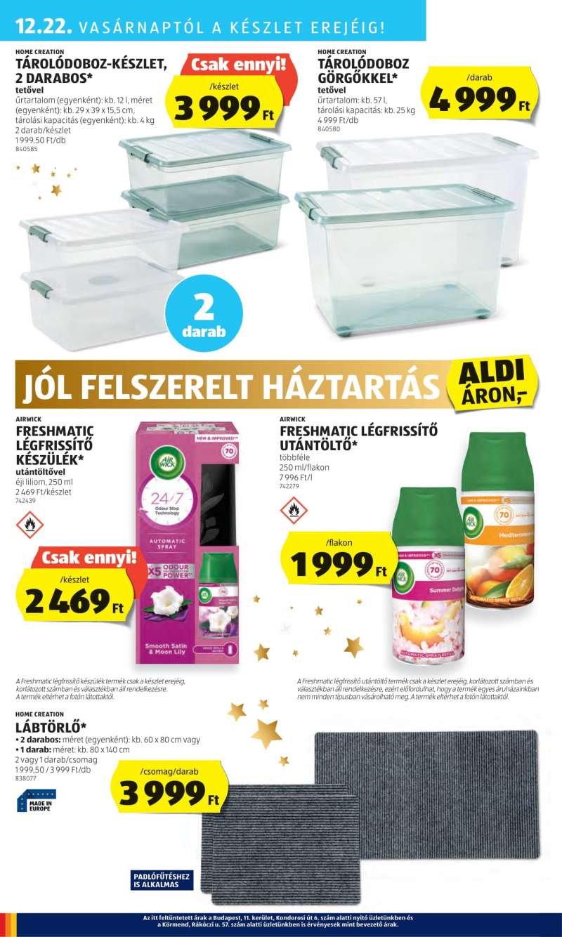 Aldi Akciós Újság 52 oldal