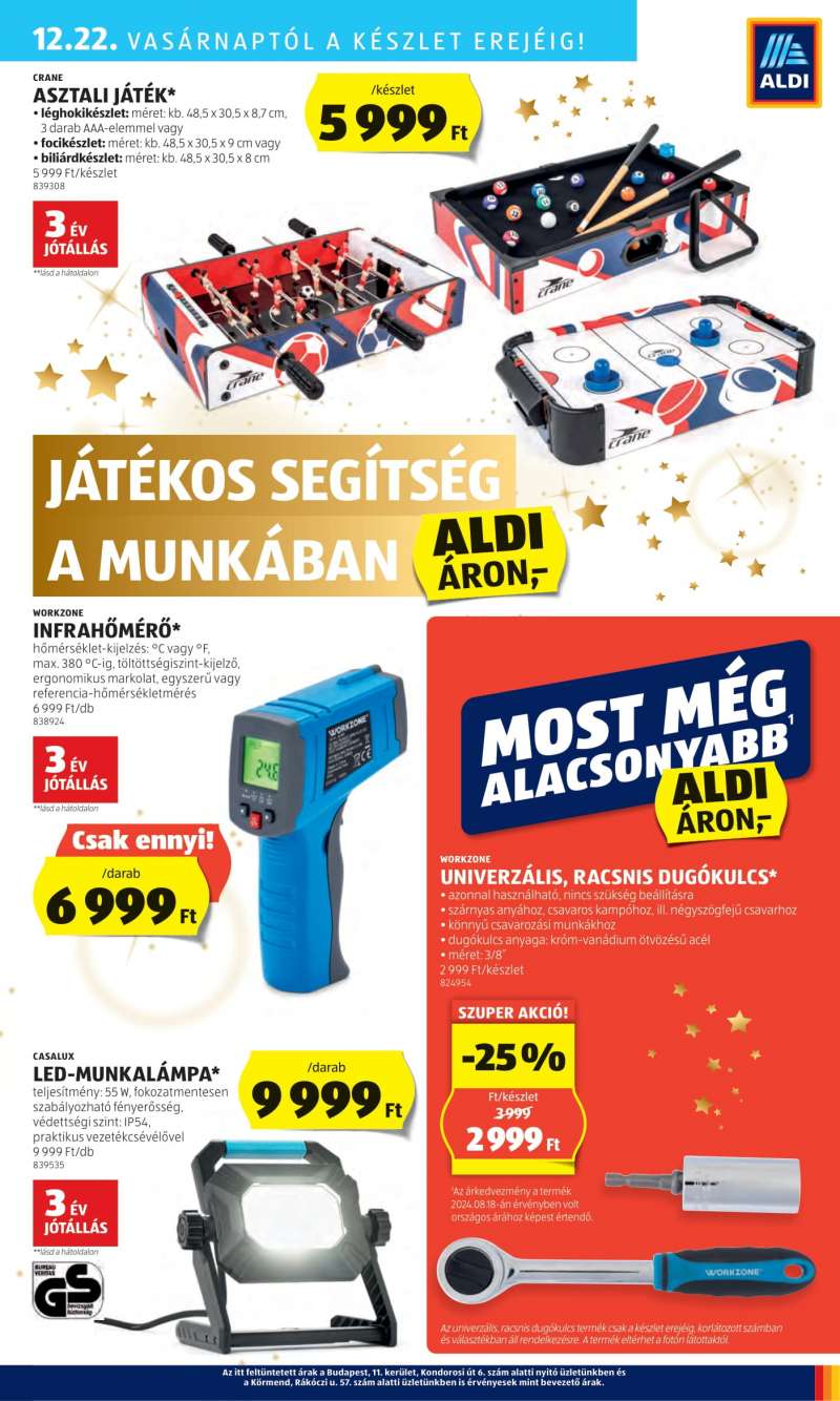 Aldi Akciós Újság 55 oldal