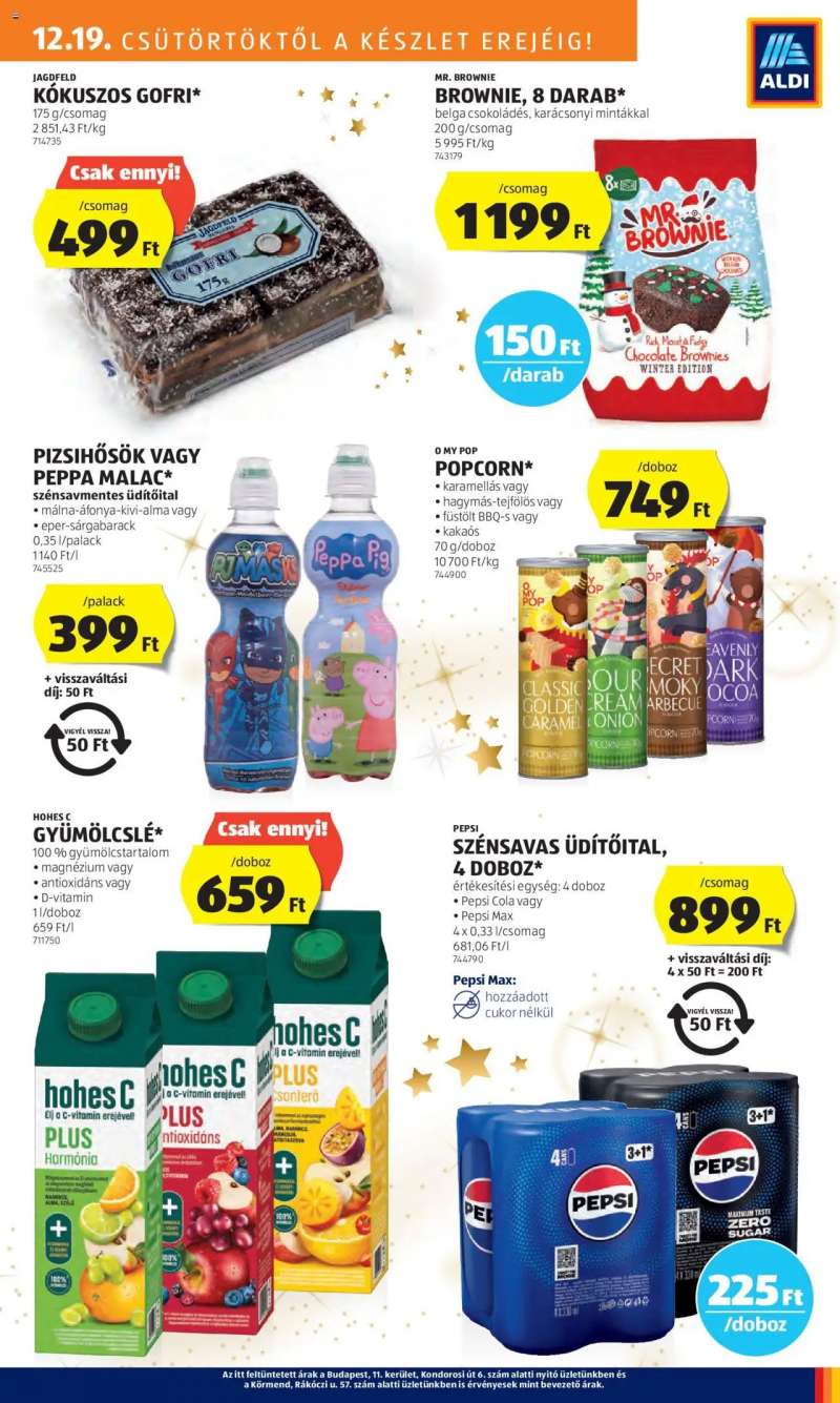 Aldi Akciós újság Aldi 19 oldal