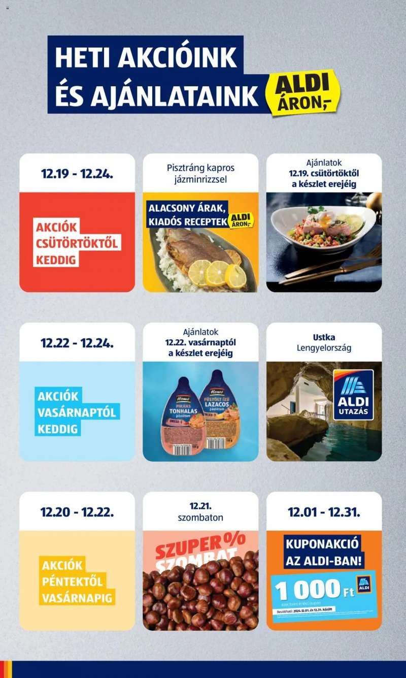 Aldi Akciós újság Aldi 2 oldal