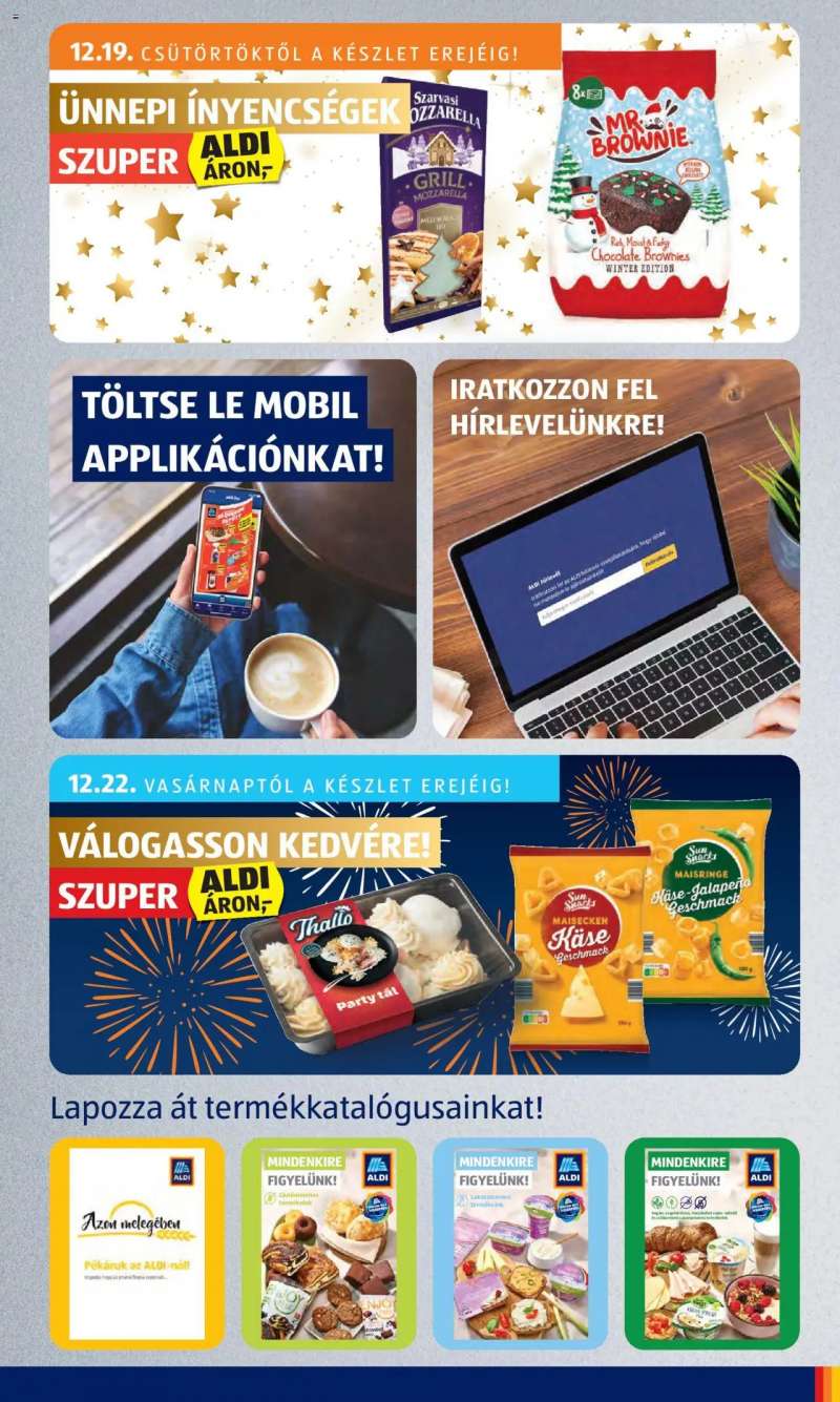 Aldi Akciós újság Aldi 3 oldal