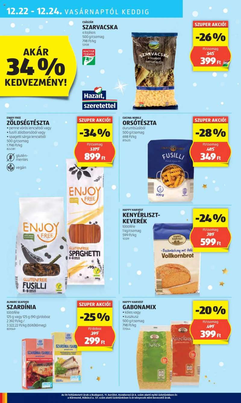 Aldi Akciós újság Aldi 38 oldal