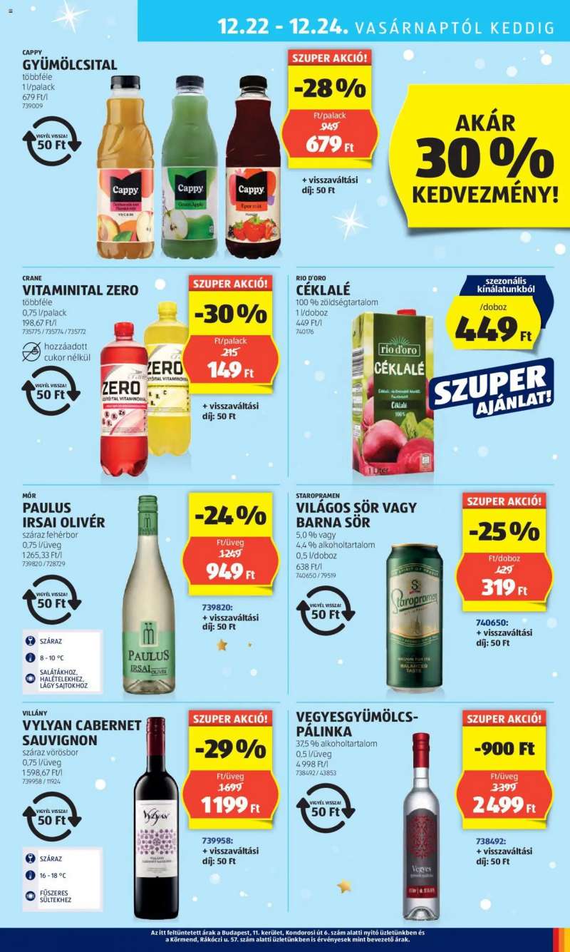 Aldi Akciós újság Aldi 41 oldal