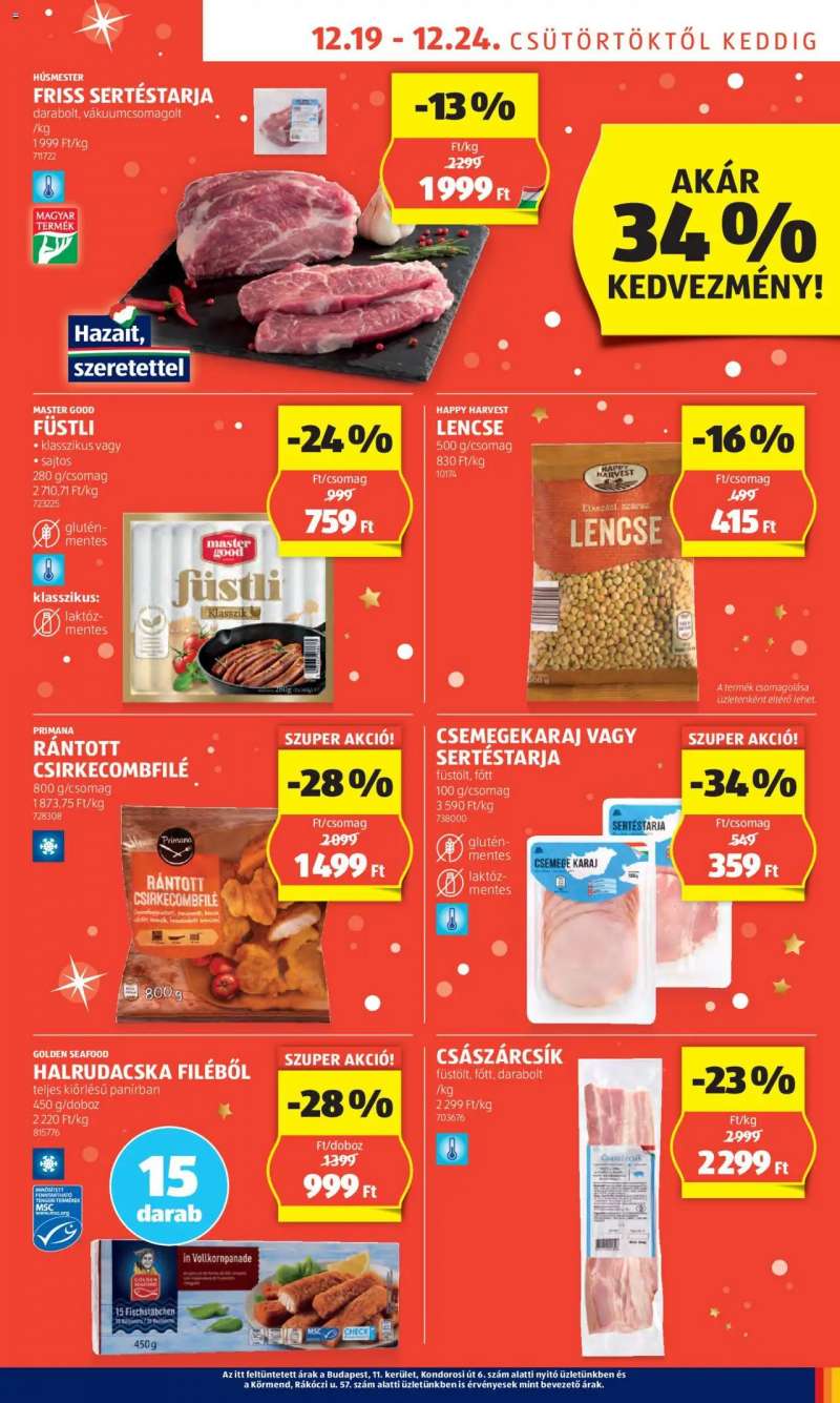 Aldi Akciós újság Aldi 5 oldal