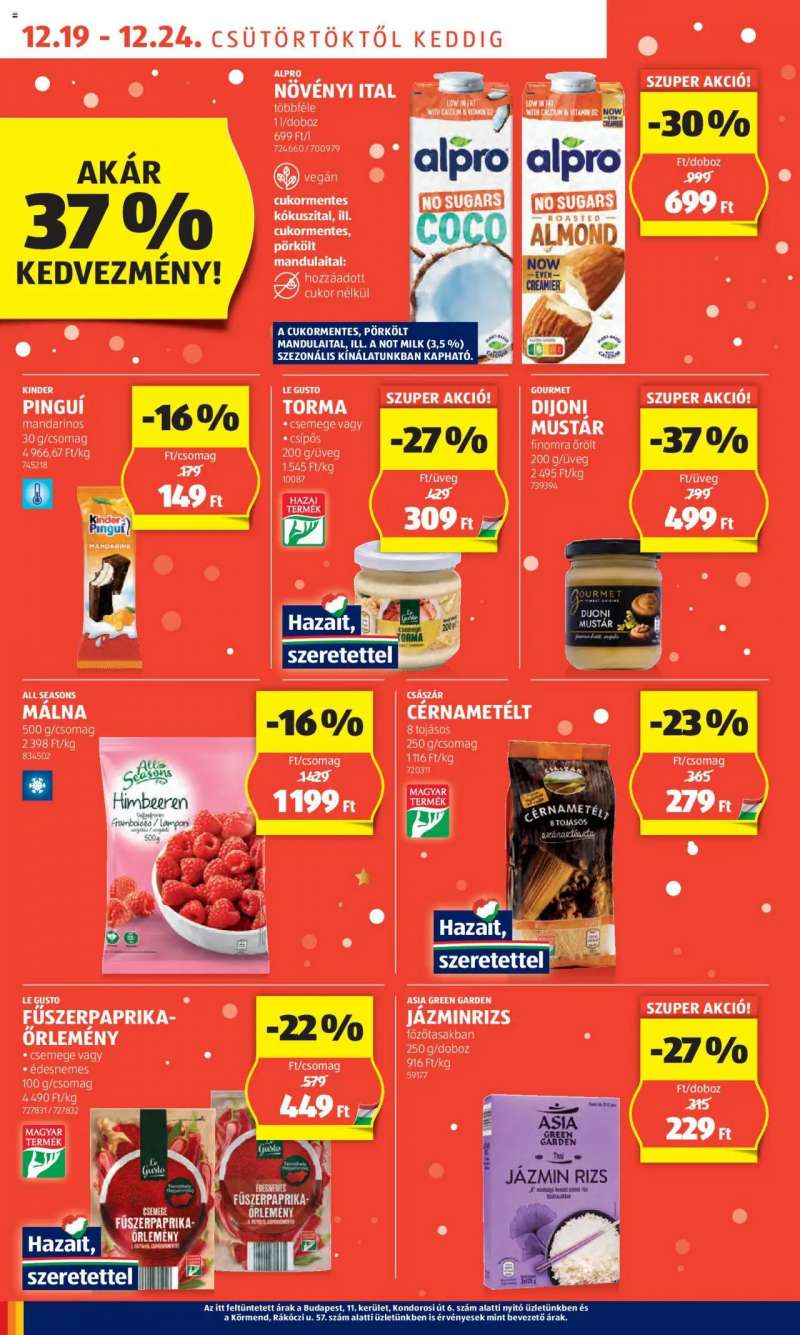 Aldi Akciós újság Aldi 6 oldal