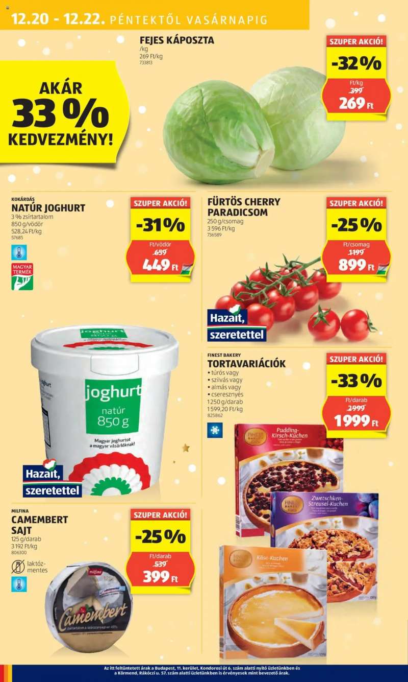 Aldi Akciós újság Aldi 60 oldal