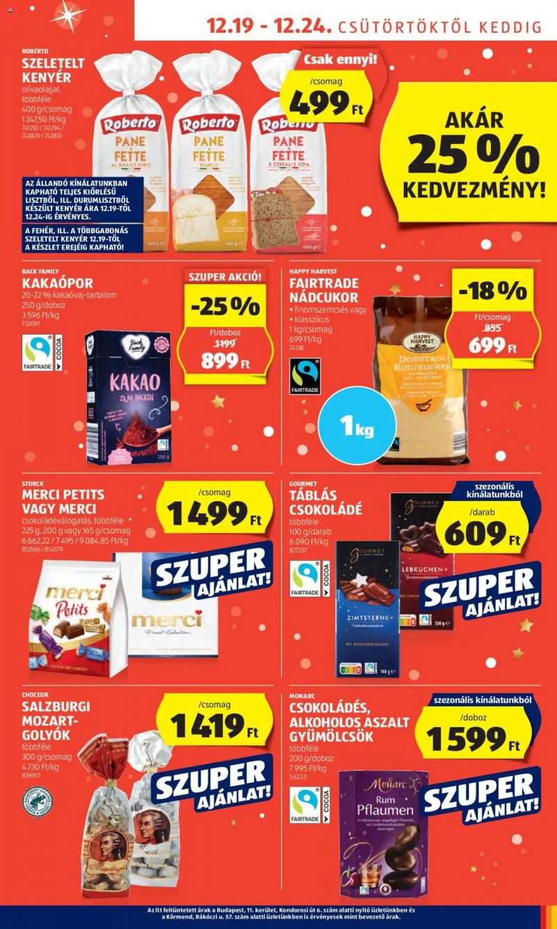 Aldi Akciós újság Aldi 7 oldal