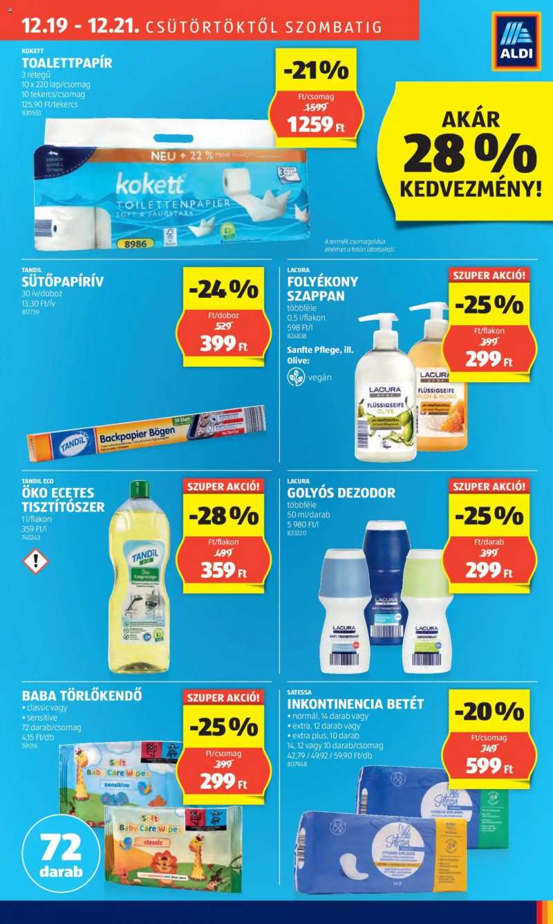 Aldi Nyitási ajánlatok / Budapest 5 oldal