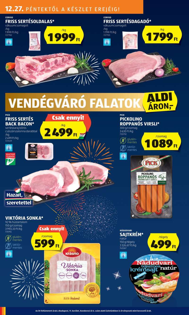 Aldi Akciós Újság 12 oldal