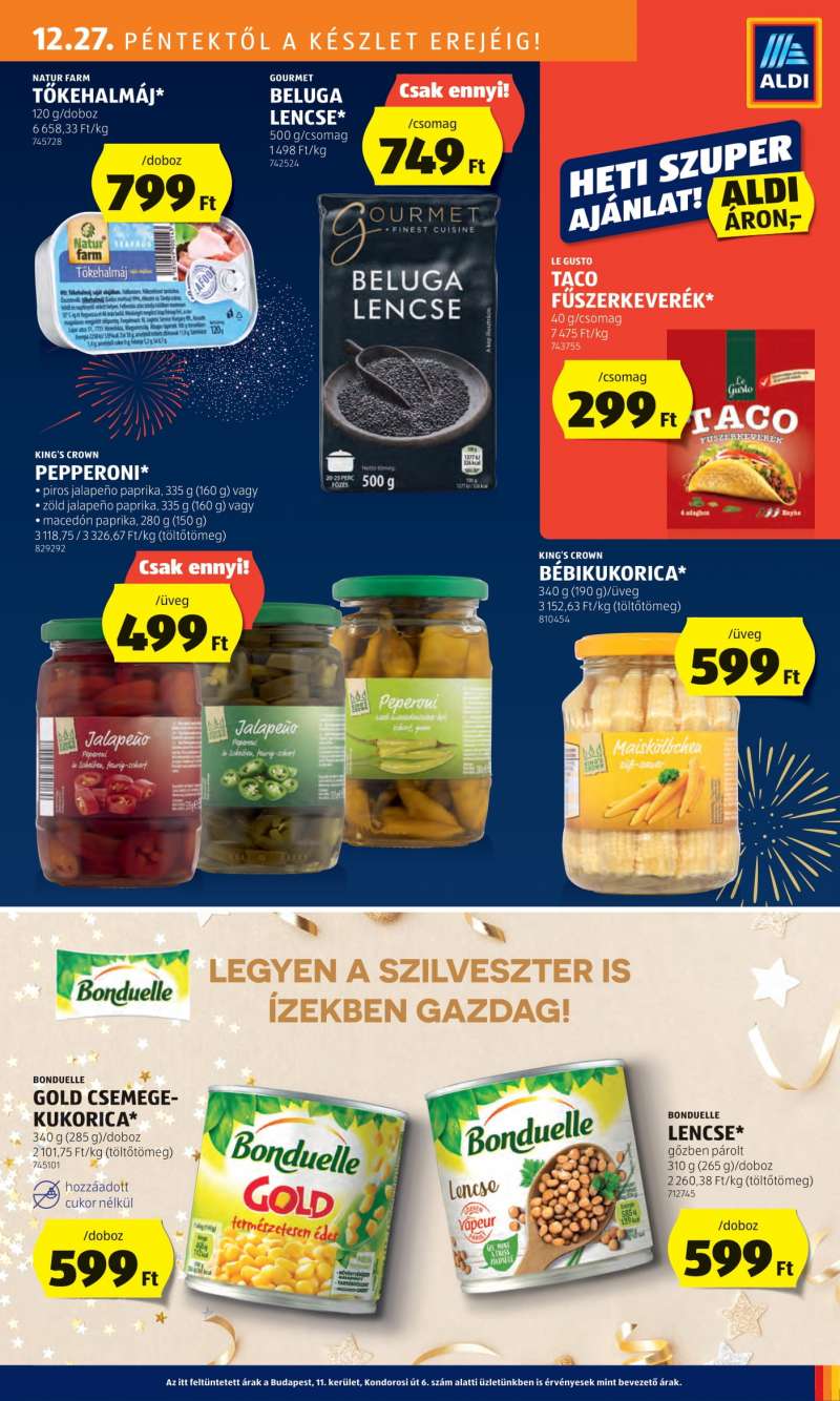 Aldi Akciós Újság 13 oldal