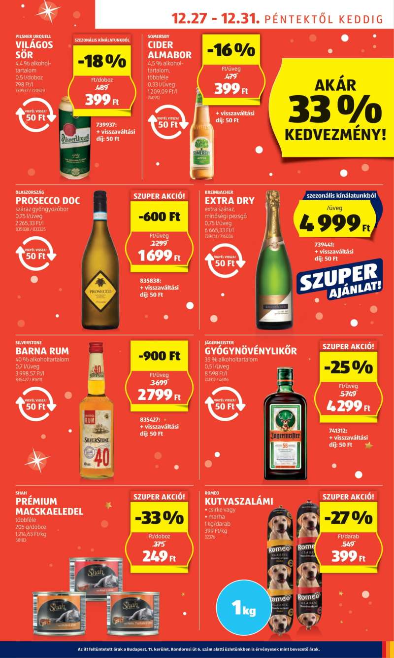 Aldi Akciós Újság 9 oldal