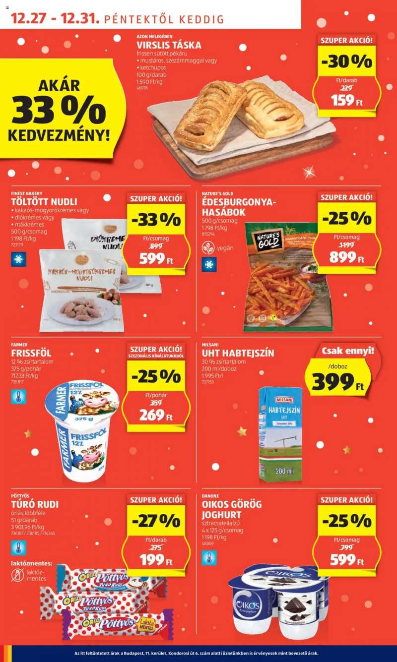 Aldi Akciós újság Aldi 6 oldal