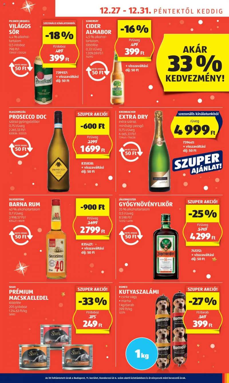 Aldi Akciós újság Aldi 9 oldal