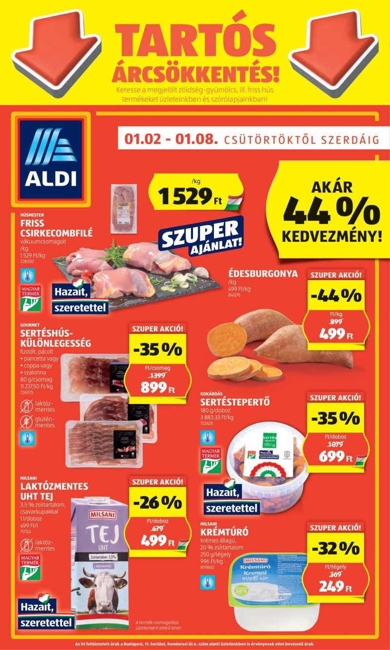 Aldi Akciós Újság 1 oldal