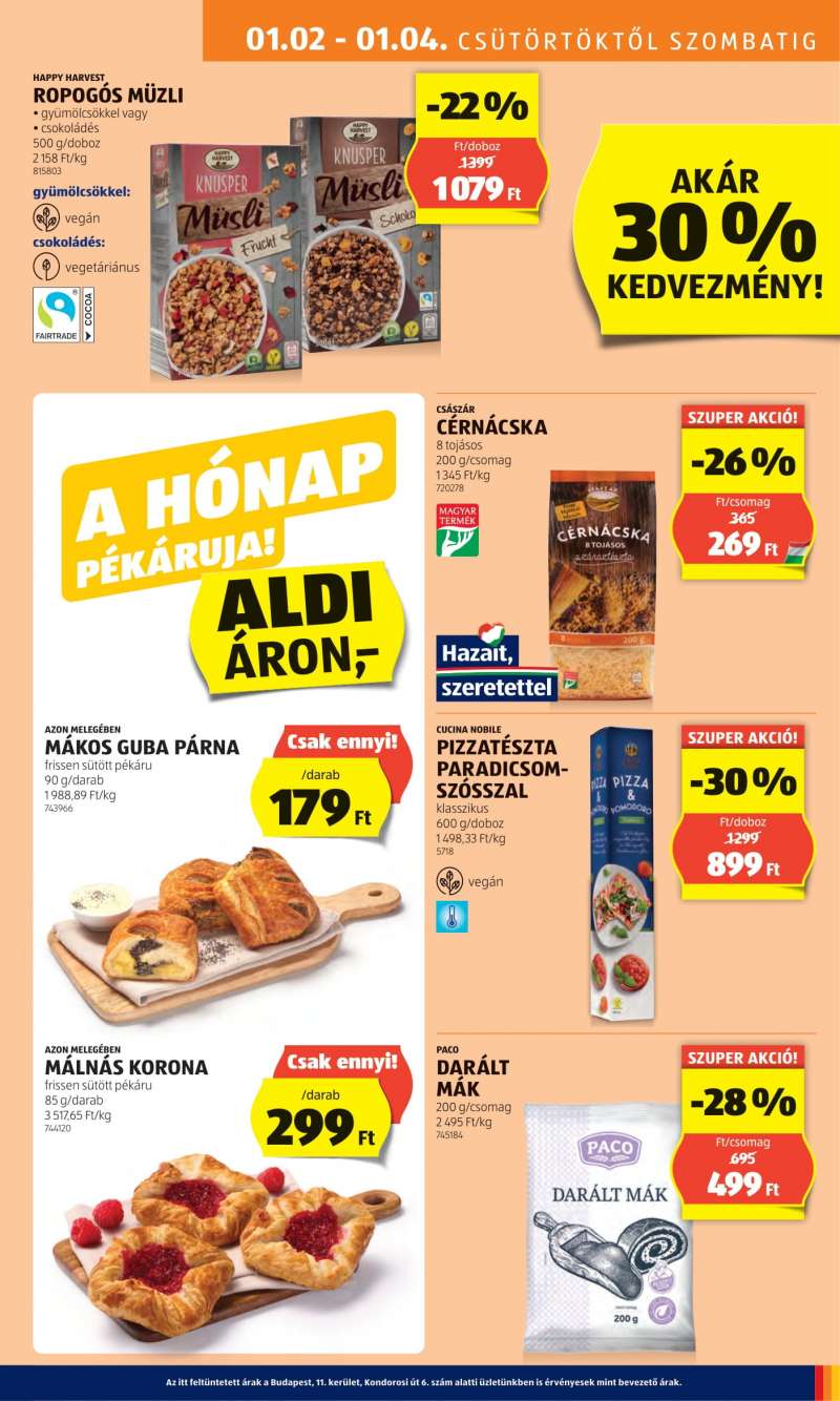 Aldi Akciós Újság 15 oldal