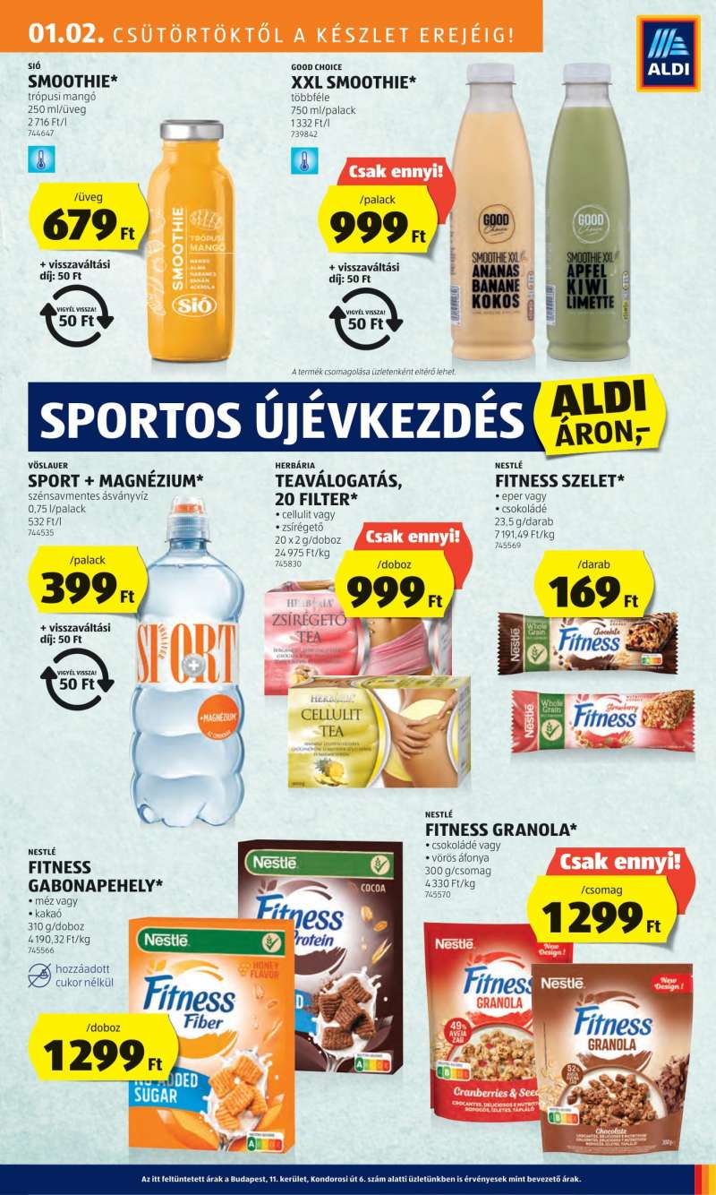 Aldi Akciós Újság 19 oldal