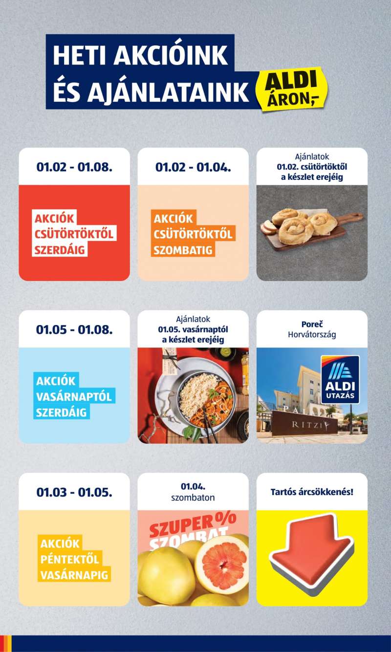 Aldi Akciós Újság 2 oldal