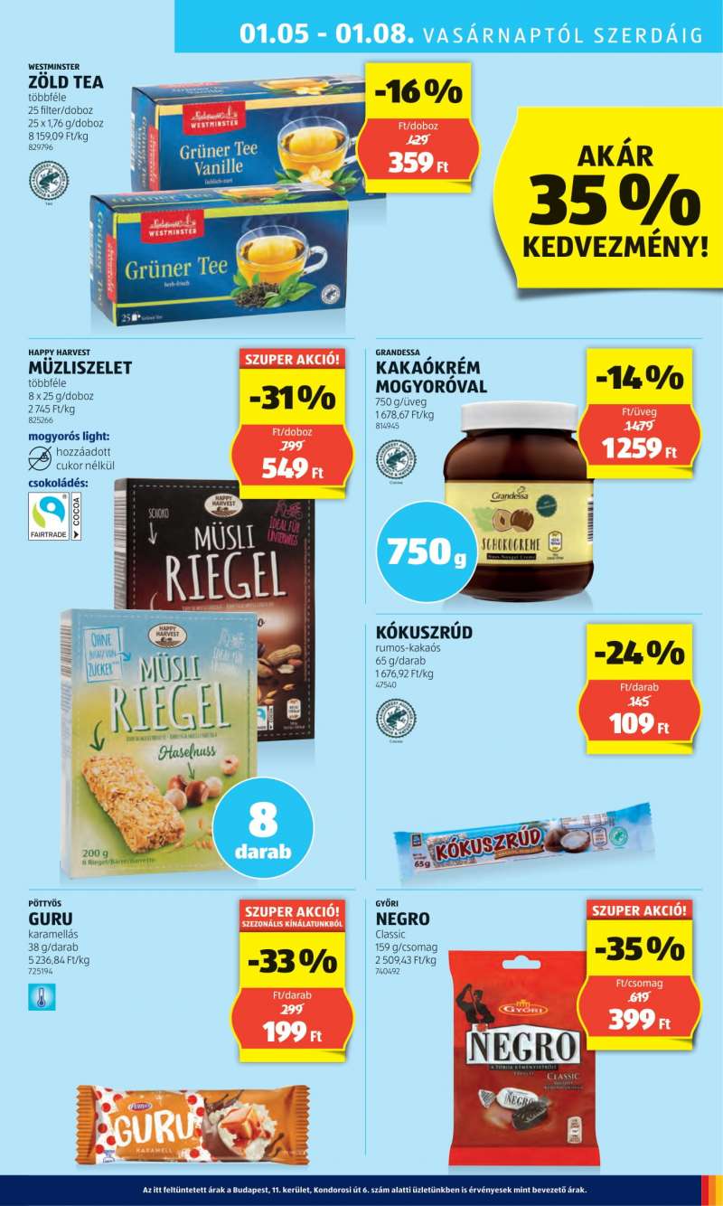 Aldi Akciós Újság 29 oldal