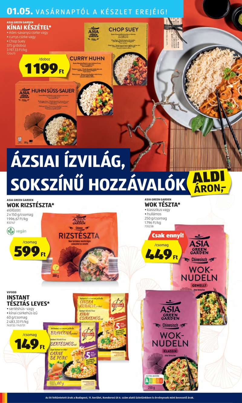 Aldi Akciós Újság 34 oldal