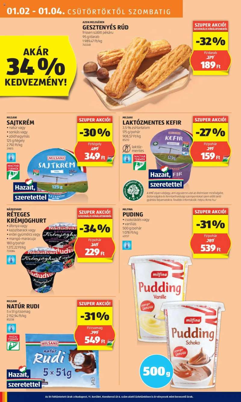 Aldi Akciós újság Aldi 14 oldal