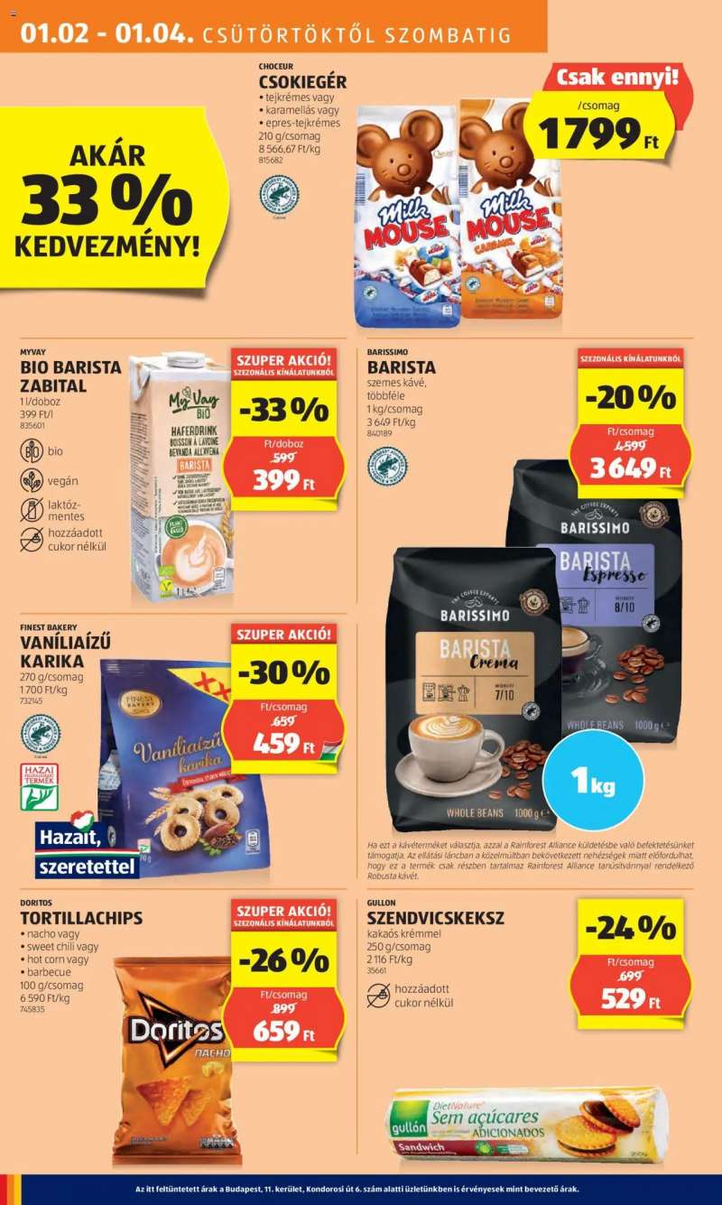 Aldi Akciós újság Aldi 16 oldal