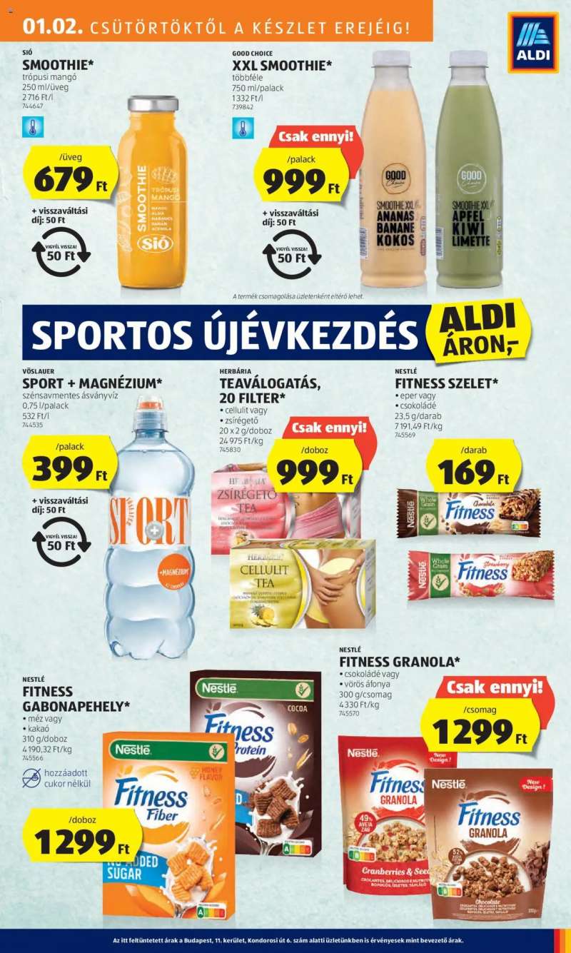 Aldi Akciós újság Aldi 19 oldal