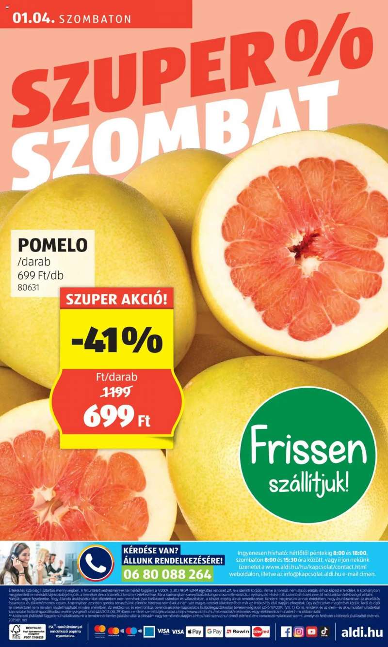 Aldi Akciós újság Aldi 48 oldal