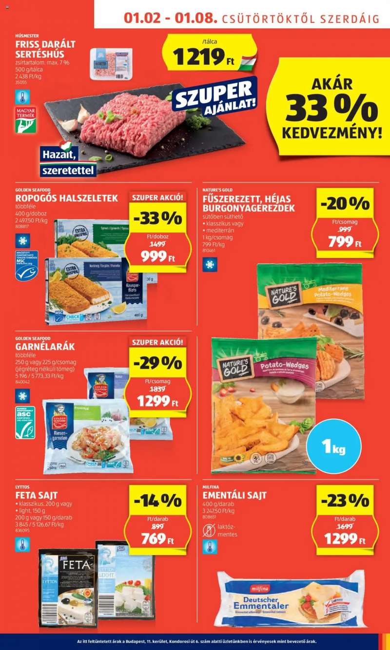 Aldi Akciós újság Aldi 5 oldal