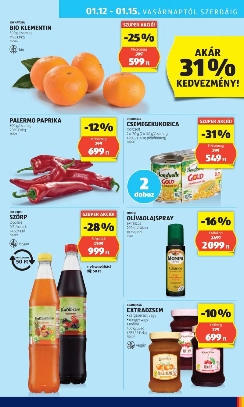 Aldi Akciós Újság 33 oldal