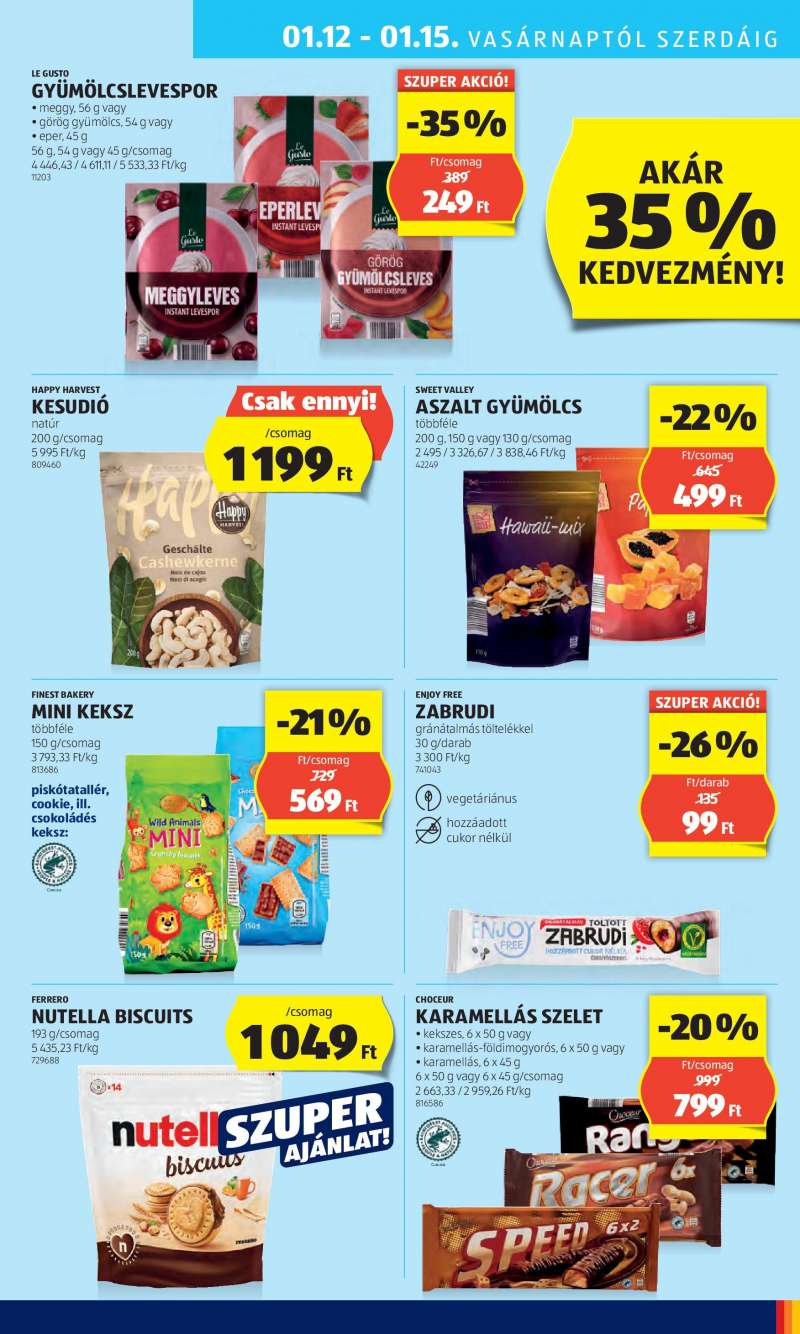 Aldi Akciós Újság 35 oldal