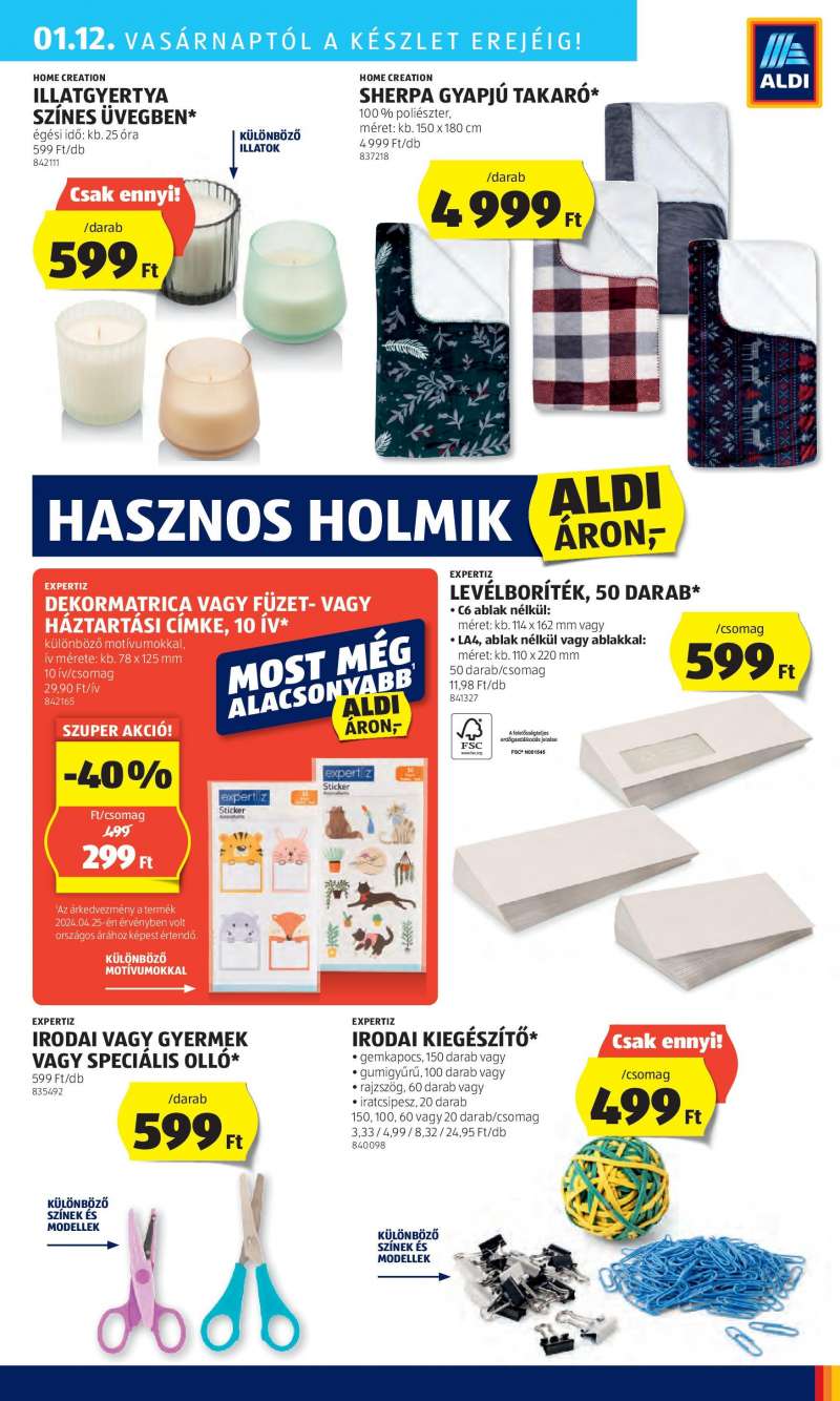 Aldi Akciós Újság 49 oldal