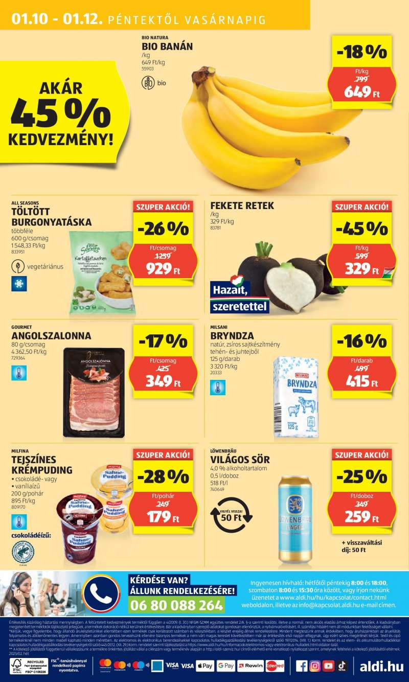 Aldi Akciós Újság 56 oldal