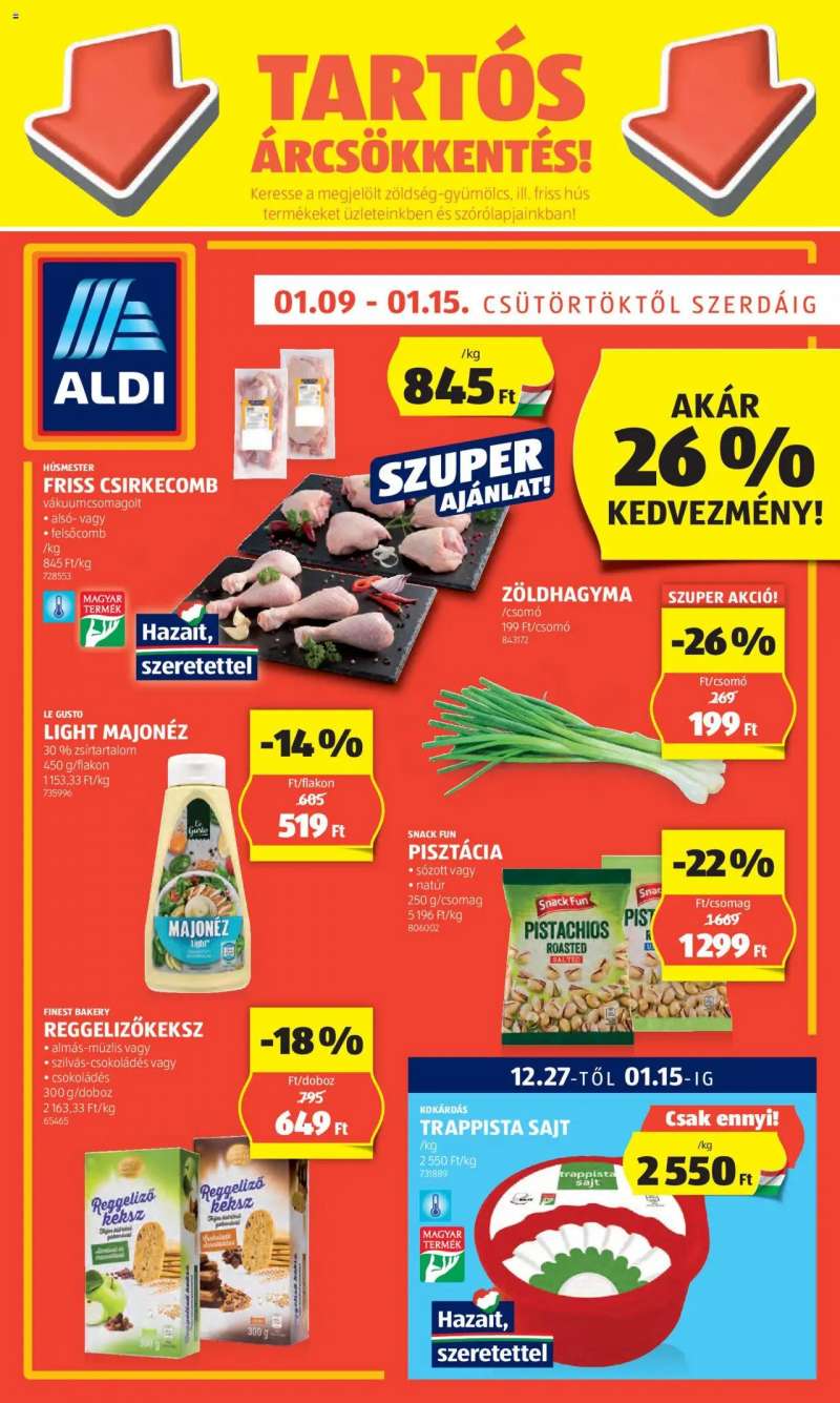 Aldi Akciós újság Aldi 1 oldal