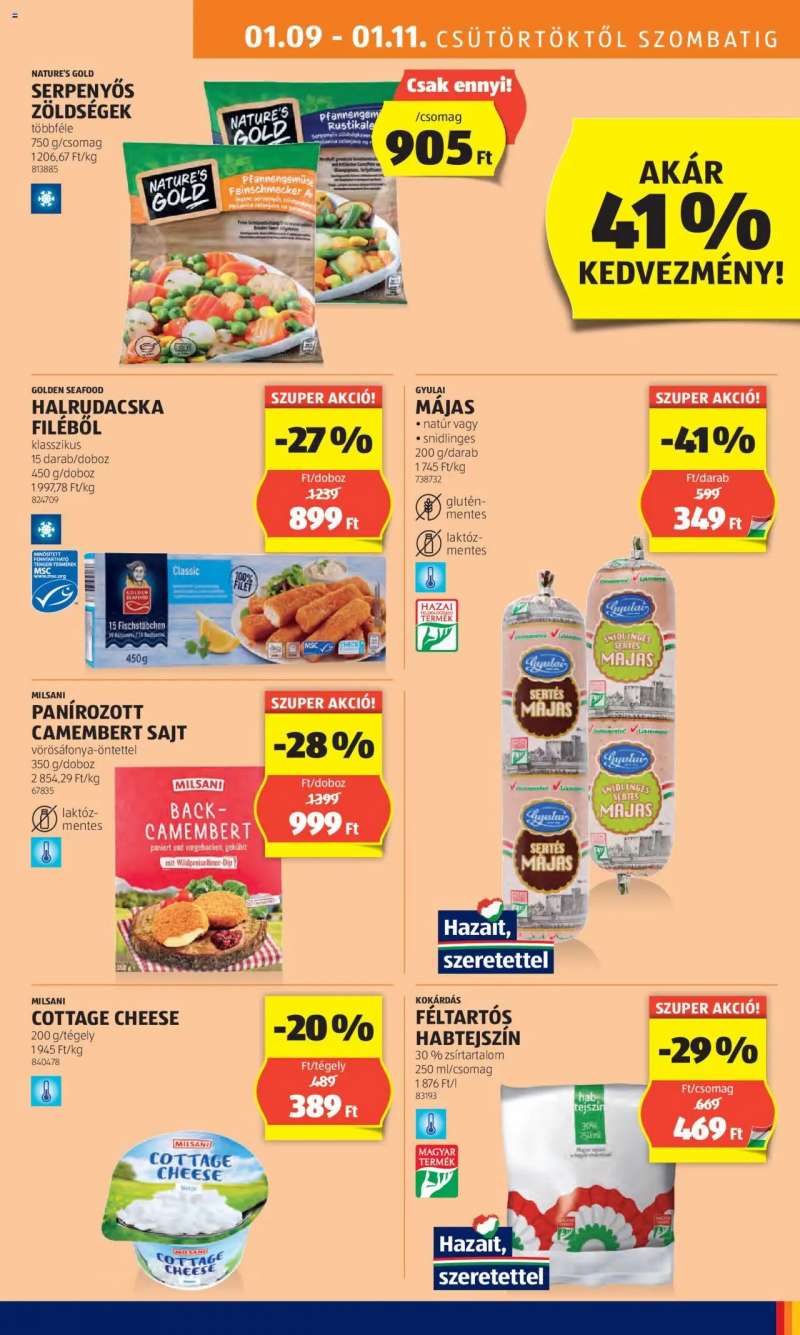 Aldi Akciós újság Aldi 13 oldal