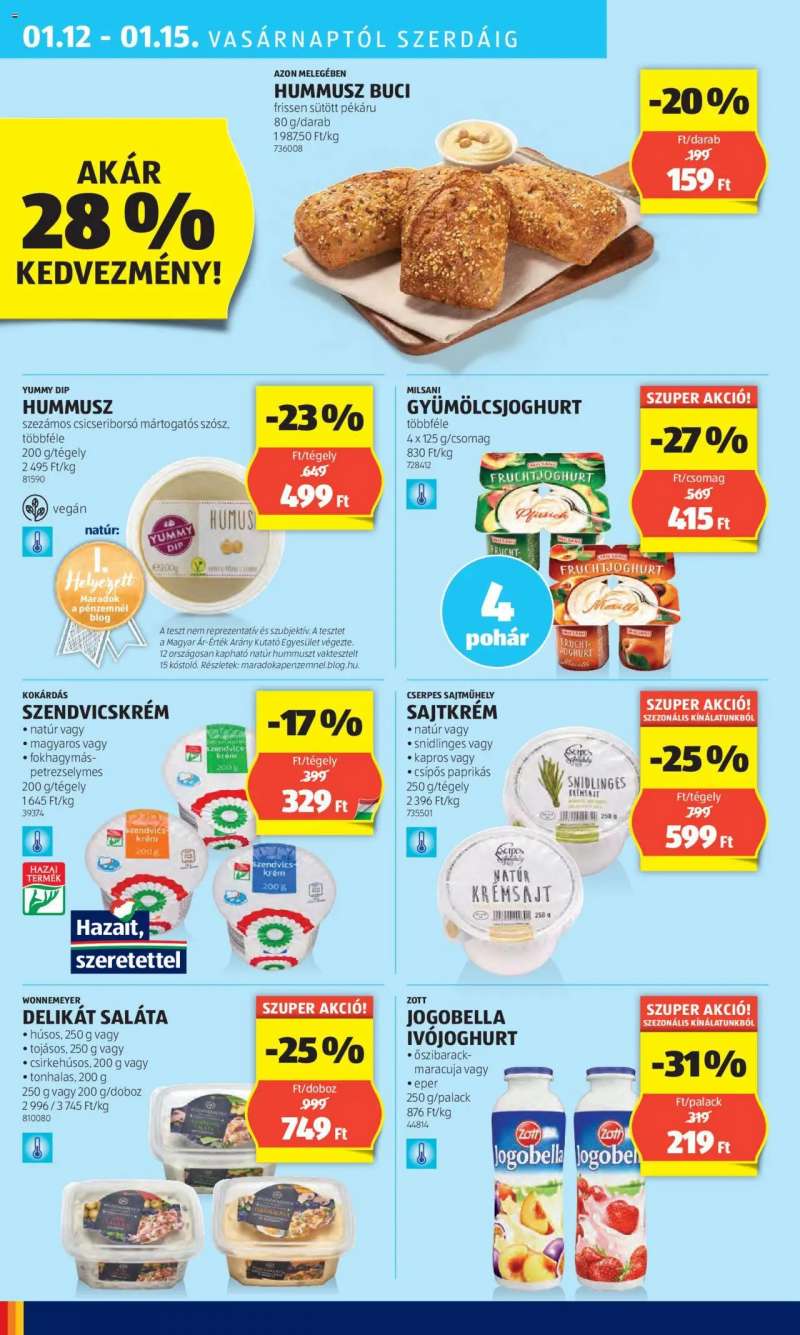 Aldi Akciós újság Aldi 32 oldal